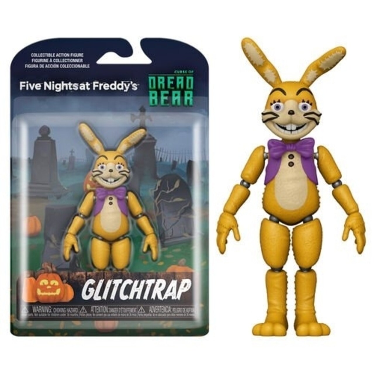 Funko Glitchtrap Action Figure - Dreadbear - Five Nights at Freddys - FNAF